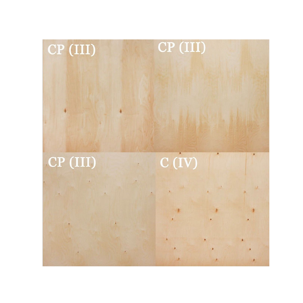 Mababang Marka ng Birch Plywood(CP/CP, CP/C, C/C)